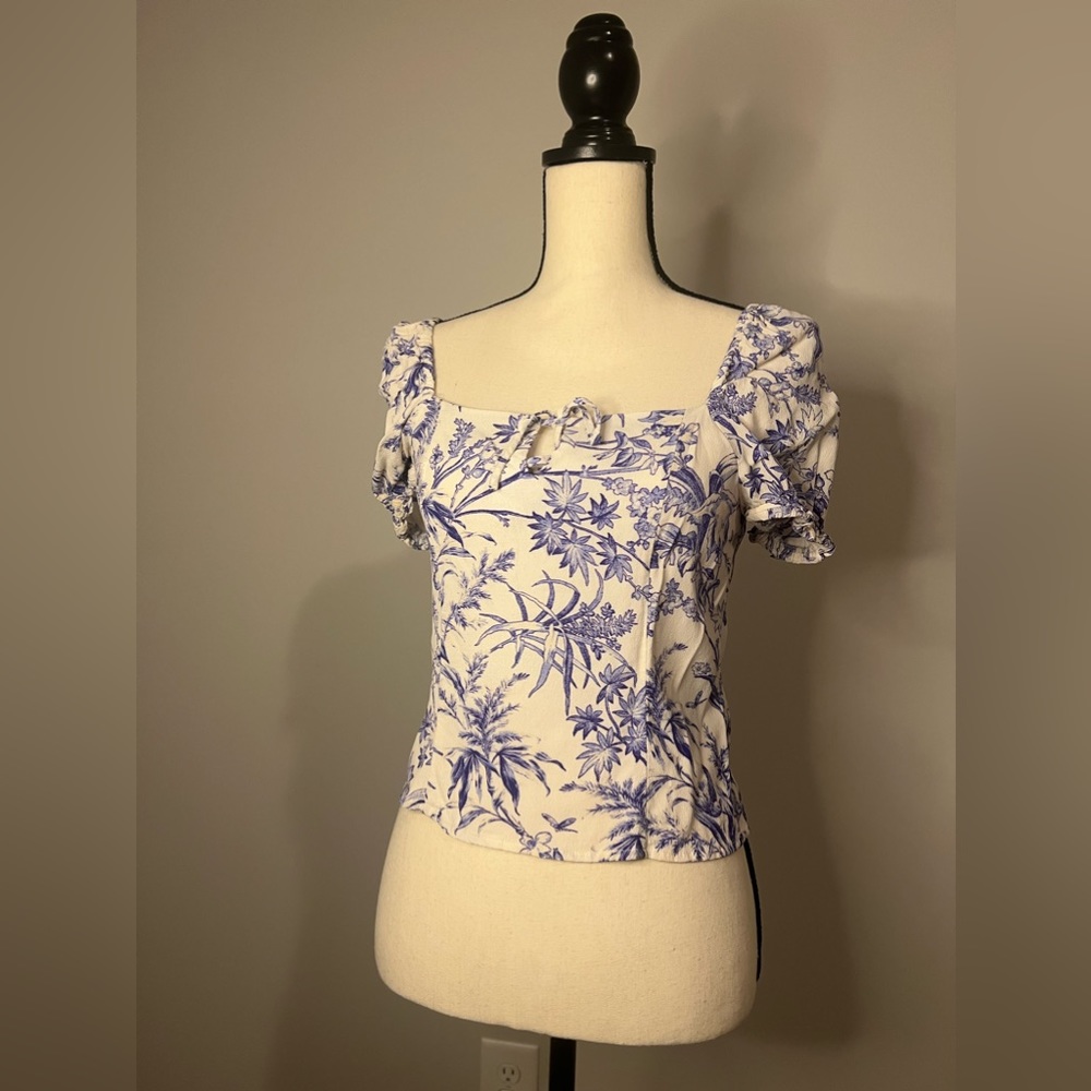 Blue Blouse Size:S